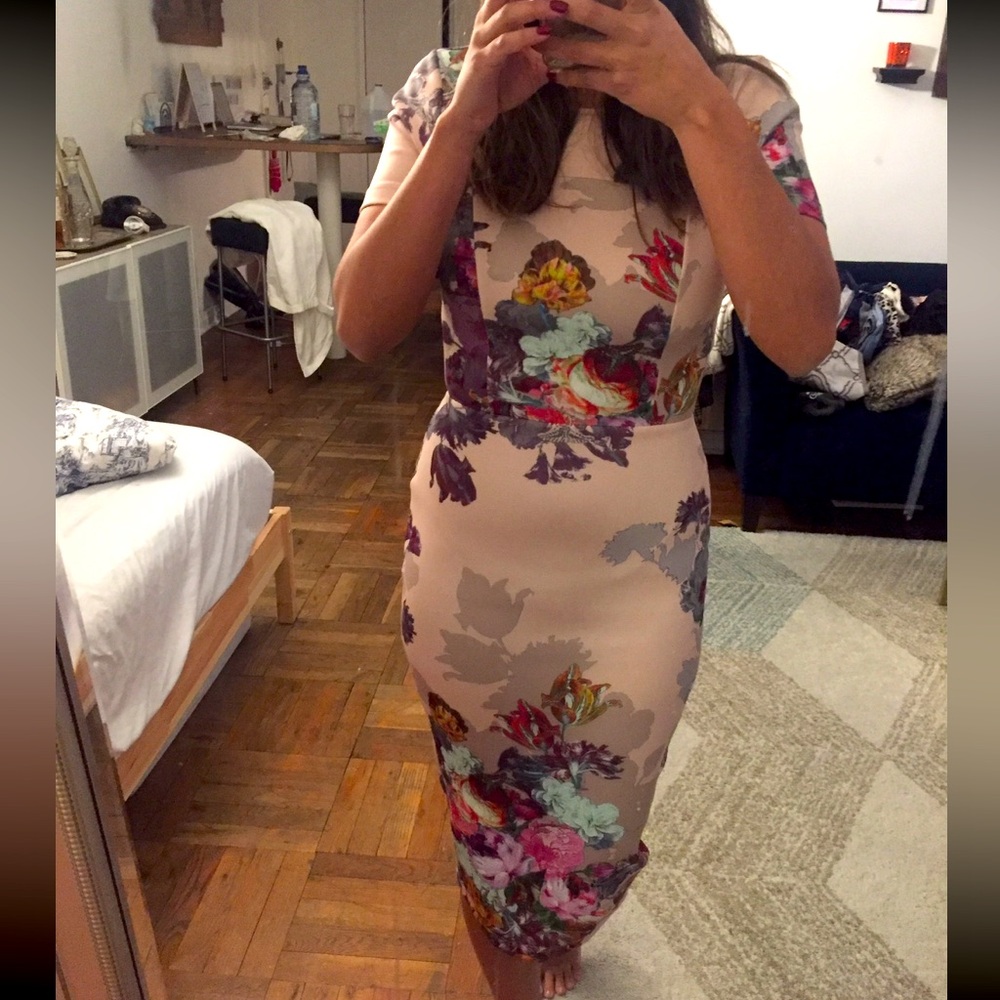 ASOS Floral Midi Dress